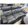 Image 1 : NEW- Black Double Reclining Sofa