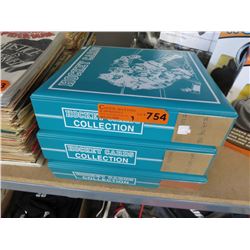 3 Binders of sports trading cards