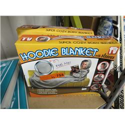 2 New Hoodie Blankets with sleeves