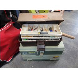 2 Tackle boxes & contents