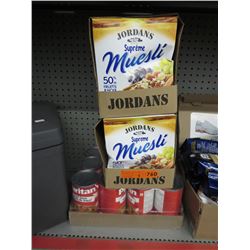 2 Cases of Jordan's Muesli & 1 case of Beef stew