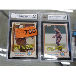 2 Graded 1981-82 Rookie cards