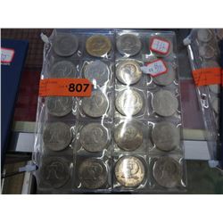 40  American $1 coins - Various Years