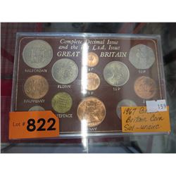 Great Britain 1967 complete decimal issue