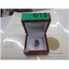 Image 2 : .925 Silver 18CT Ammolite free form ring