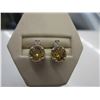 Image 1 : New - Citrine & Diamond filigree stud earrings