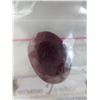 Image 1 : Certified museum sized oval cut 33CT Red Ruby