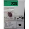Image 2 : Certified museum sized oval cut 33CT Red Ruby
