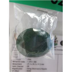 Museum sized oval cut 129 CT Green Emerald