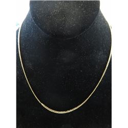 10 KT Yellow Gold Italian 18" necklace