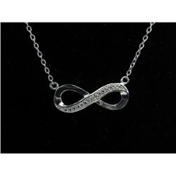 Ladies Diamond Infinity necklace-brand new