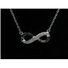 Image 1 : Ladies Diamond Infinity necklace-brand new