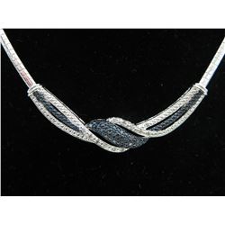 Ladies Omega style Diamond necklace