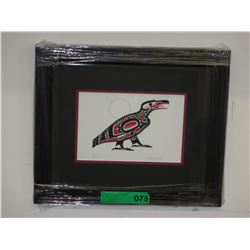 Framed Richard Shorty print "Raven"