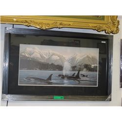 Framed print: "Coastal Harmony" by Luke Raffin