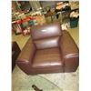 Image 3 : NEW - Brown leather sofa & chair