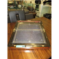 Victorian lap desk - Burr Walnut exterior