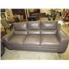 Image 2 : NEW - Grey leather sofa & chair