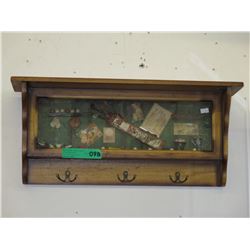 Wall hanging coat rack/ shelf