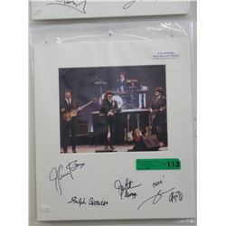 Autographed Concert photo - "Rain" Beatles tribute