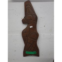 Signed - Andrew Thomas 1st Nations wall plaque
