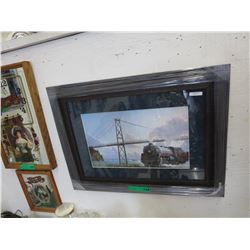 Framed print: "Royal Hudson Under Lions Gate"