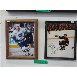 2 Hockey pictures - one autographed