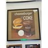 Image 1 : Vintage original Coke Restaurant Diner poster