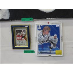 Autographed - Adrian Aucoin flyer (7" x 9" framed)