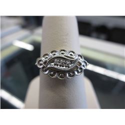 10KT White Gold Diamond Ring
