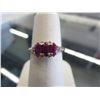 Image 1 : 10KT Yellow Gold, Diamond & Ruby ring