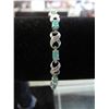 Image 1 : Emerald & Diamond Infinity design bracelet