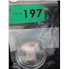 Image 2 : Merry Christmas Motif Silver Round