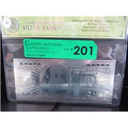 .999 Silver Foil Note