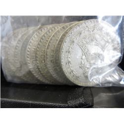 10 x Mexican Morales 1 Peso coins