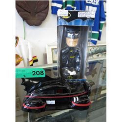 Bat Mobile & Vintage Batman Bobble Head