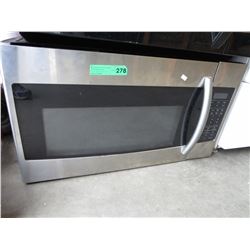 Used stainless steel microwave
