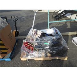 Short skid of used household items