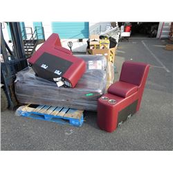Skid of misc. furniture parts