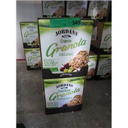 2 Cases of Jordan's Organic granola