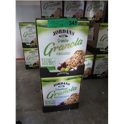 2 Cases of Jordan's Organic granola