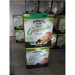 2 Cases of Jordan's Organic granola