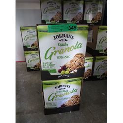 2 Cases of Jordan's Organic granola