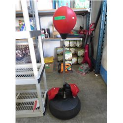 Punching bag & gloves