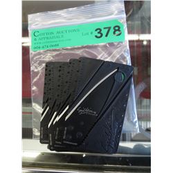 5 Sinclair Card Sharp knives