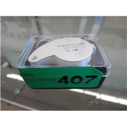 New illuminated jeweler's loupe