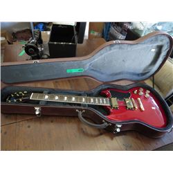Levi electric guitar in fitted case