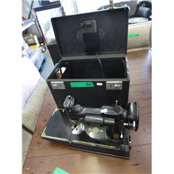 Singer featherweight portable sewing machine