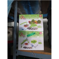 2 New Roto Champ vegetable slicers