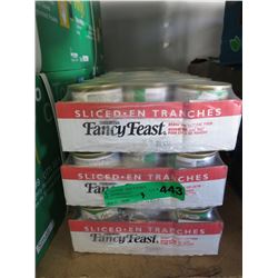 3 Cases of Fancy Feast sliced turkey cat food